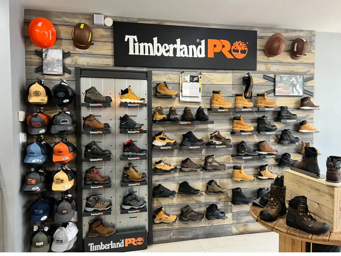 Timberland PRO boot wall